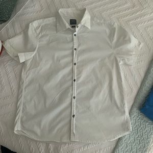 Armani Exchange Short Sleeve Button Down